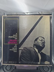 Oscar Peterson Trio “A Jazz Portrait Of Frank Sinatra” LP 1961 Verve V-8334 VG