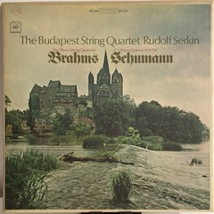 Brahms Schumann Budapest String Quartet Serkin Columbia M2L 334 2LP Classical