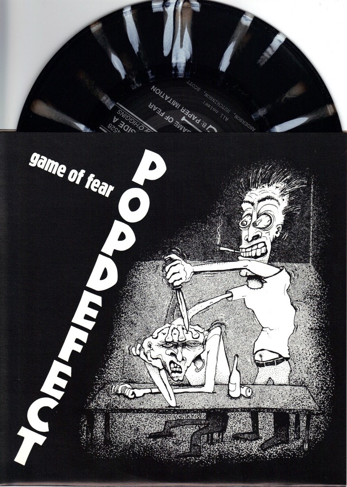 Pop Defect – Game Of Fear – 7 Inch SPLATTER Colored Vinyl Record NEW