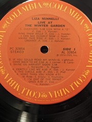 Live at the Winter Gardens by Liza Minnelli Vinyl LP 1974 PC 32854