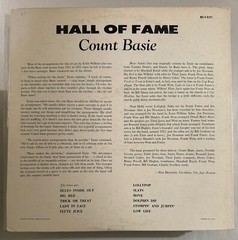 COUNT BASIE – HALL OF FAME – VINYL LP BLACK MG V-8291 VERVE – VG+ – A20