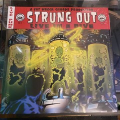 Strung Out Live In A Dive Orange White Black Splatter 2LP Shrink Slit To Confirm
