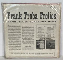 New/Sealed~ FRANK FROBA FROLICS Barrel House Honky-Tonk Piano ~ ABC-278 LP Mono