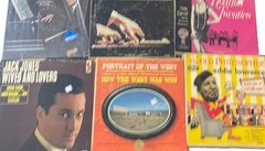 50 Random Vinyl Records LP Lot – Jazz, Classic Rock, Pop, Country, Christmas –