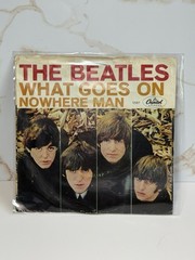 Vintage Beatles 45 Record Lot w/ 20 Singles & Carrying Case Capitol Records