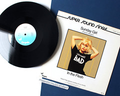 ORIGINAL BLONDIE DAVID BOWIE HEROES 12 INCH VINYL ANDY WARHOL BAD COVER EX RARE
