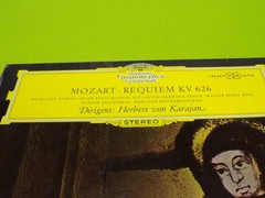 Herbert Von Karajan, Mozart Requiem KV 626, 12″ Vinyl LP. Good/VG+