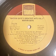 Marvin Gaye Greatest Hits Vol.2 TAMLA 278 Vinyl LP 1967 Near Mint