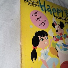 1964 Happy Birthday And Songs For Every Holiday Halloween Disneyland Record…