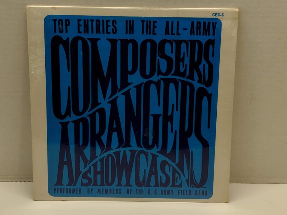United States Army Field Band – All Army Composers-Arrangers Showcase Vinyl LP