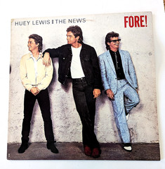 Huey Lewis And The News Fore Vinyl LP Record Chrysalis Records (1986) #OV-41534