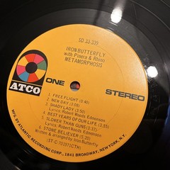 [ROCK/POP]~EXC LP~IRON BUTTERFLY~Metamorphosis~[Original 1970~ATCO~Issue]