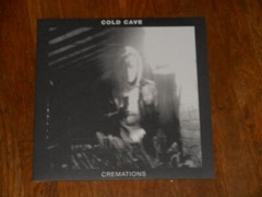 COLD CAVE cremations LP NEW UNPLAYED original 2009 hospital HOS-248 darkwave