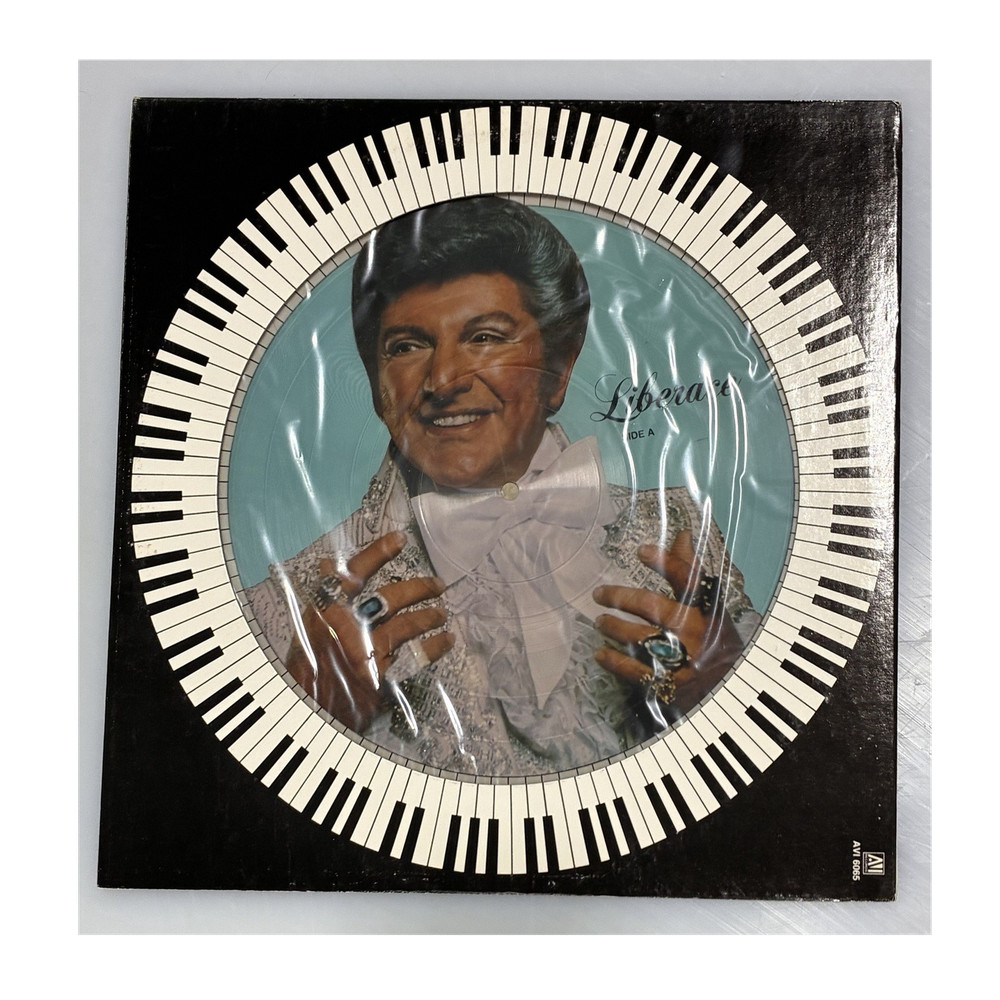 Liberace Liberace Picture Disc Vinyl LP AVI Records 1979 AVI 6065 12″ Jazz Pop