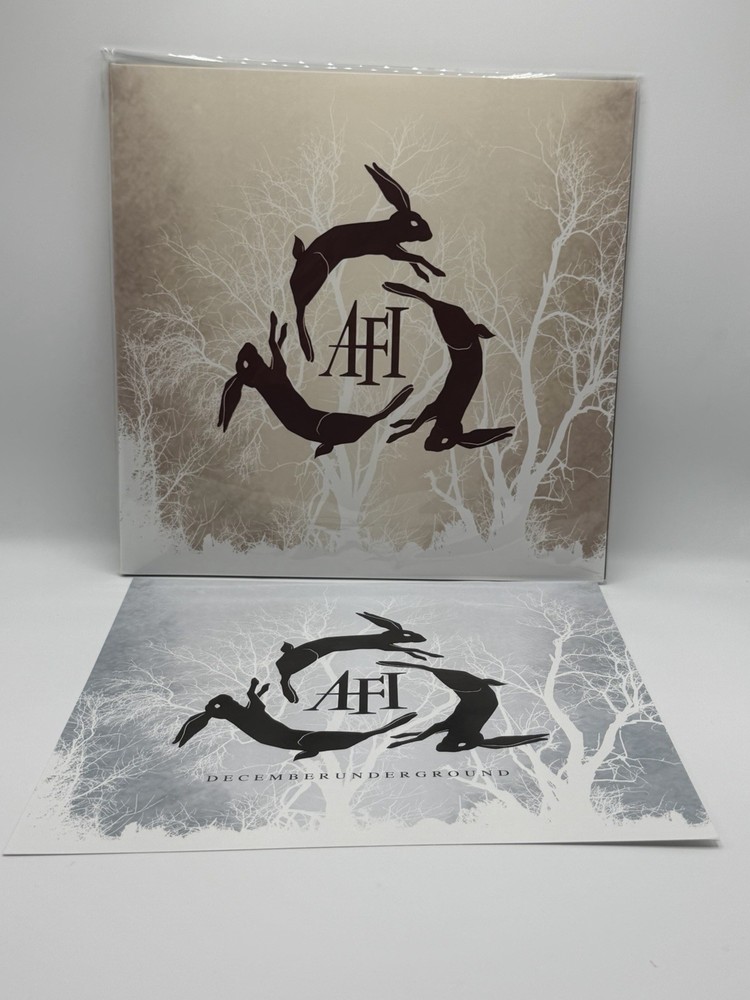 NEW AFI Decemberunderground IVC Edition Bone Color Vinyl 2LP NUMBERED LE /3000