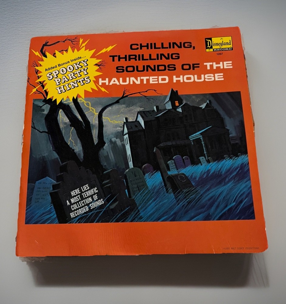 Chilling Thrilling Sounds of the Haunted House LP Disneyland 1257 Mono US 1964