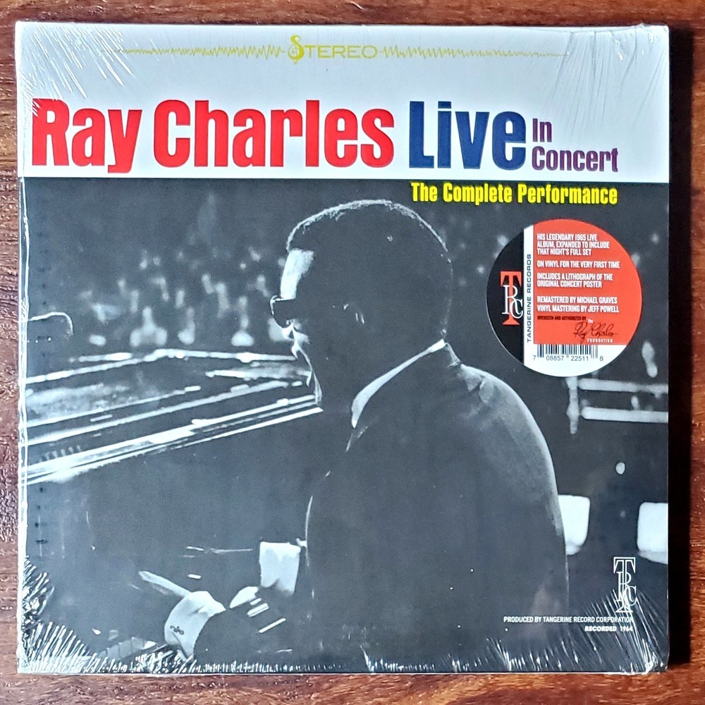 Ray Charles Live In Concert RSD26 2026 vinyl LP FREE SHIPPING limited edition
