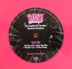 RUSH The Complete 1974 Canadian Bandstand Broadcast PINK LP NM/NM IN SHRINK HTF