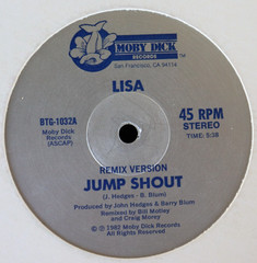 Near Mint LISA Jump Shout REMIX & ORIGINAL Moby Dick 12″