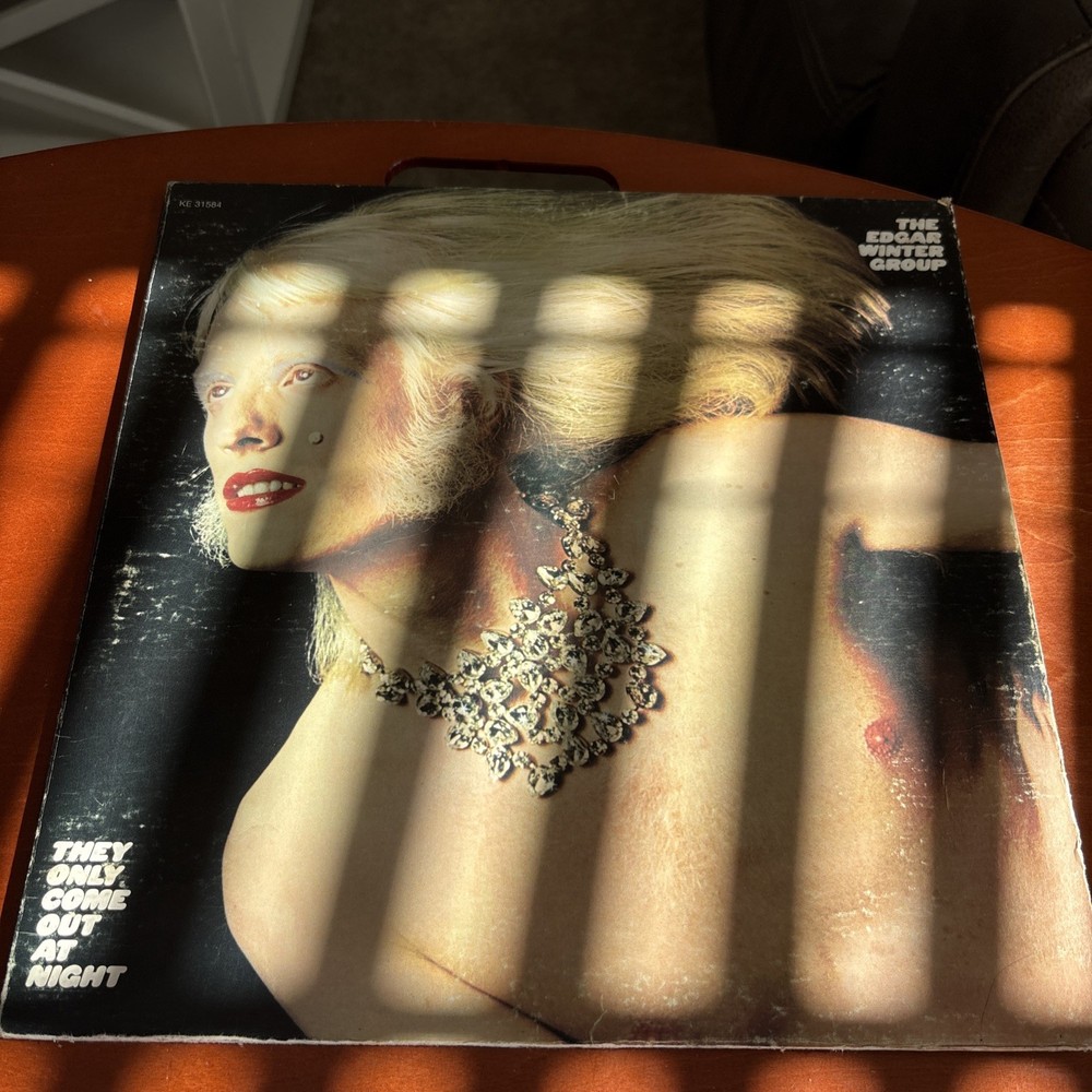 The Edgar Winter Group ‎– They Only Come Out At Night – 1973 Vinyl LP – VG