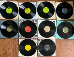 Lot of 10 70’s Roots Americana Folk Vinyl LPs The Band Denny Laine Leon Russell