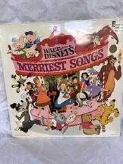 Walt Disney’s Merriest Songs LP DISNEYLAND RECORDS DL-3510 Sealed!!! NOS