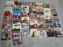 lot 88 Vintage 7″45 PICTURE SLEEVES ONLY NO RECORDS 60’s-80’s Pop Rock R&B G+-NM