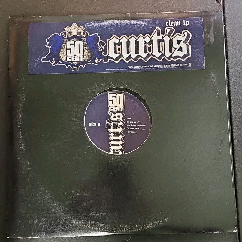 50 Cent – Curtis Vinyl 2LP EX Shady Records Clean VTG