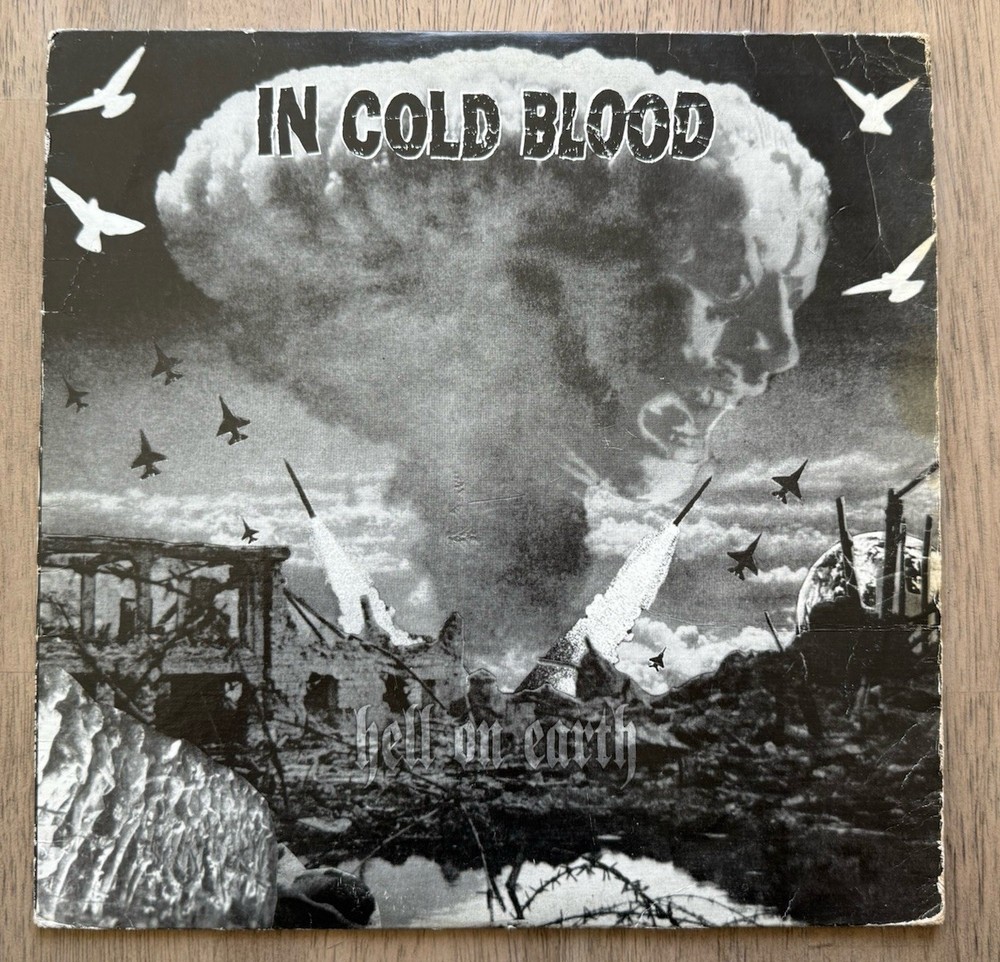 In Cold Blood – Hell On Earth – LP Original Pressing “Red Vinyl” Victory Records