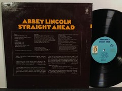 ABBEY LINCOLN Straight Ahead LP BARNABY DJ PROMO 1972 Jazz ROACH DOLPHY WALDRON