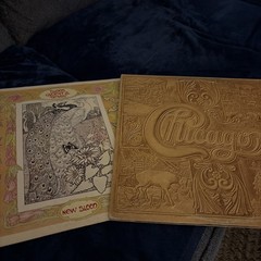 Vintage Chicago and Blood, Sweat & Tears Vinyl LP Record lot of 2