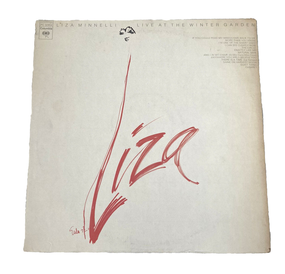 Liza Minnelli – Live At The Winter Garden VINYL RECORD LP ALBUM PC-32854