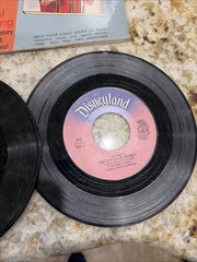 Vintage Children’s Record Lot Disney Disneyland Bambi 45 & 33 1/3 RPM Read