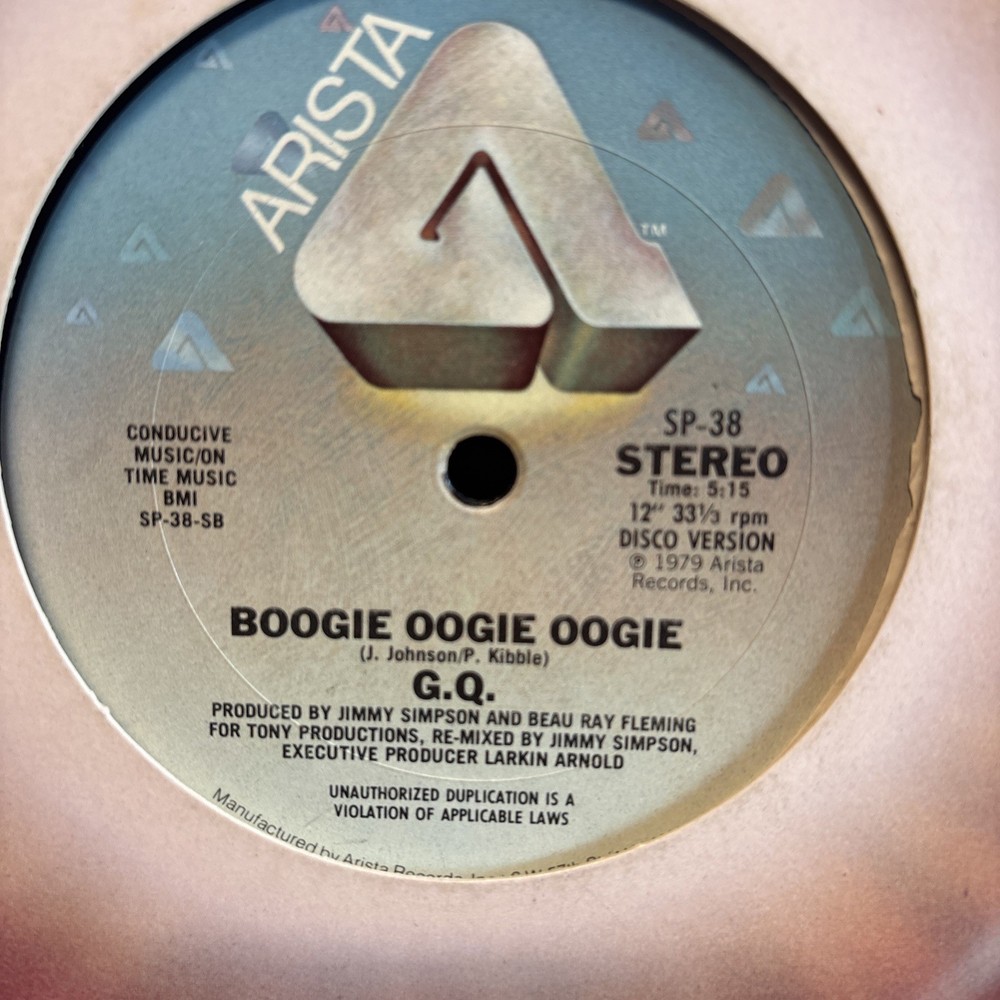 BOOGIE / DISCO-FUNK – G.Q. – DISCO NIGHTS (ROCK-FREAK) – ARISTA RECORDS OG PRESS
