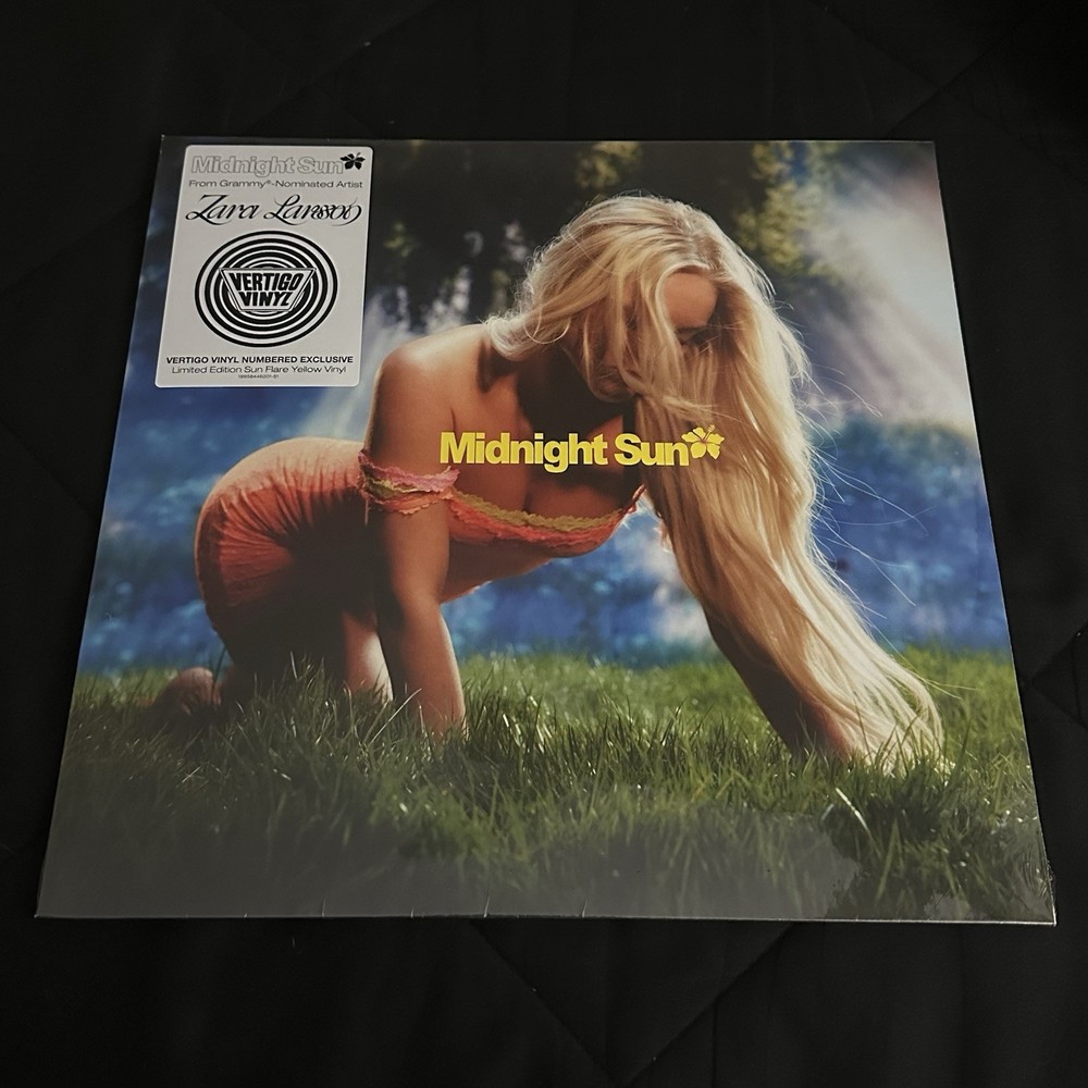 Zara Larsson Midnight Sun Yellow Marble VV Exclusive Vinyl LP /3000 New IN HAND