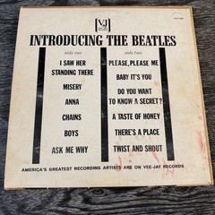 The Beatles Introducing the Beatles LP Vee-Jay VJLP 1062 Mono Early Press VG