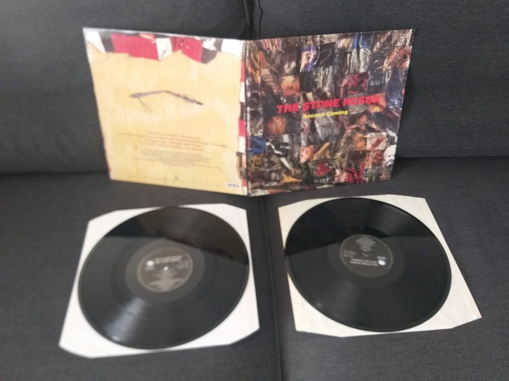 2x LP THE STONE ROSES Second Coming 1a prima stampa UK 94 1st press NEAR MINT !!