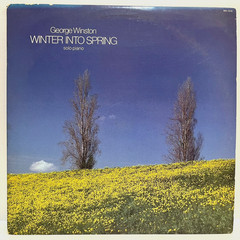 GEORGE WINSTON – Winter Into Spring (1982 Translucent)- 12″ Vinyl Record LP – EX
