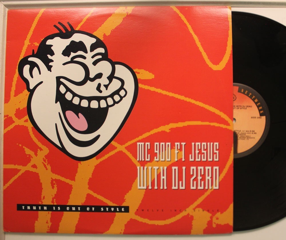 Mc 900 Ft Jesus w/ Dj Zero 12″ Truth Is Out Of Style On Nettwerk – Vg++ / Vg++