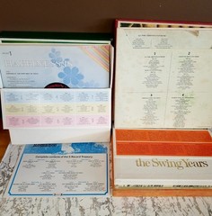Lot 4 VTG 12″ Vinyl Boxsets Ray Charles Singers Swing Years Christmas Happiness