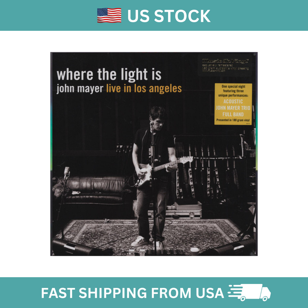 John Mayer – Where The Light Is: John Mayer Live In Los Angeles 4LP 12″ Vinyl