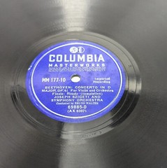 Beethoven Concerto In D Major, Op.61, For Violin And Orchestra, Columbia , By…