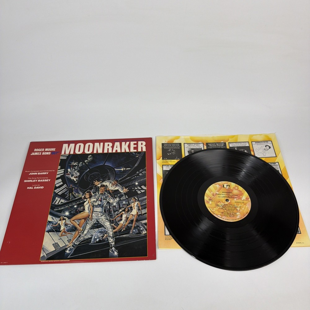 John Barry – Moonraker (Original Motion Picture Soundtrack) 1979 vinyl UALA971-1