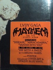Lady Gaga – Mayhem 2LP Opaque Blue Vinyl Walmart Exclusive Alt Cover VG ✅ New