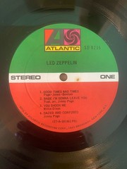 LED ZEPPELIN SELF-TITLED DEBUT EX LP ORIG. 1969 1841 BROADWAY PRESSWELL FREE SHP