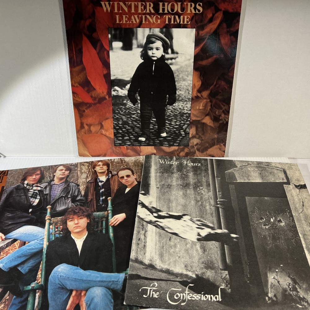 Winter Hours 3X VINYL BUNDLE Leaving Time LP The Confessional EP Say the Word EP