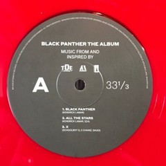 BLACK PANTHER The Album Exclusive RED TRANSLUCENT Music From and Inspired By