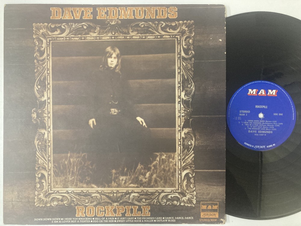 DAVE EDMUNDS – Rockpile LP (RARE US Pressing on MAM, Debut Album)