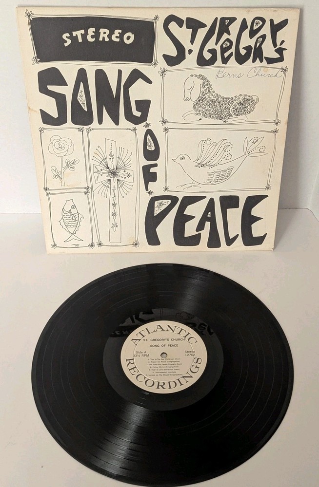 St. Gregory’s Church – Song Of Peace – Private Press Xian Folk Album Vinyl LP