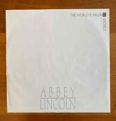 Abbey Lincoln The World Is Falling Down Vinyl 1990 France Charlie Haden Jazz